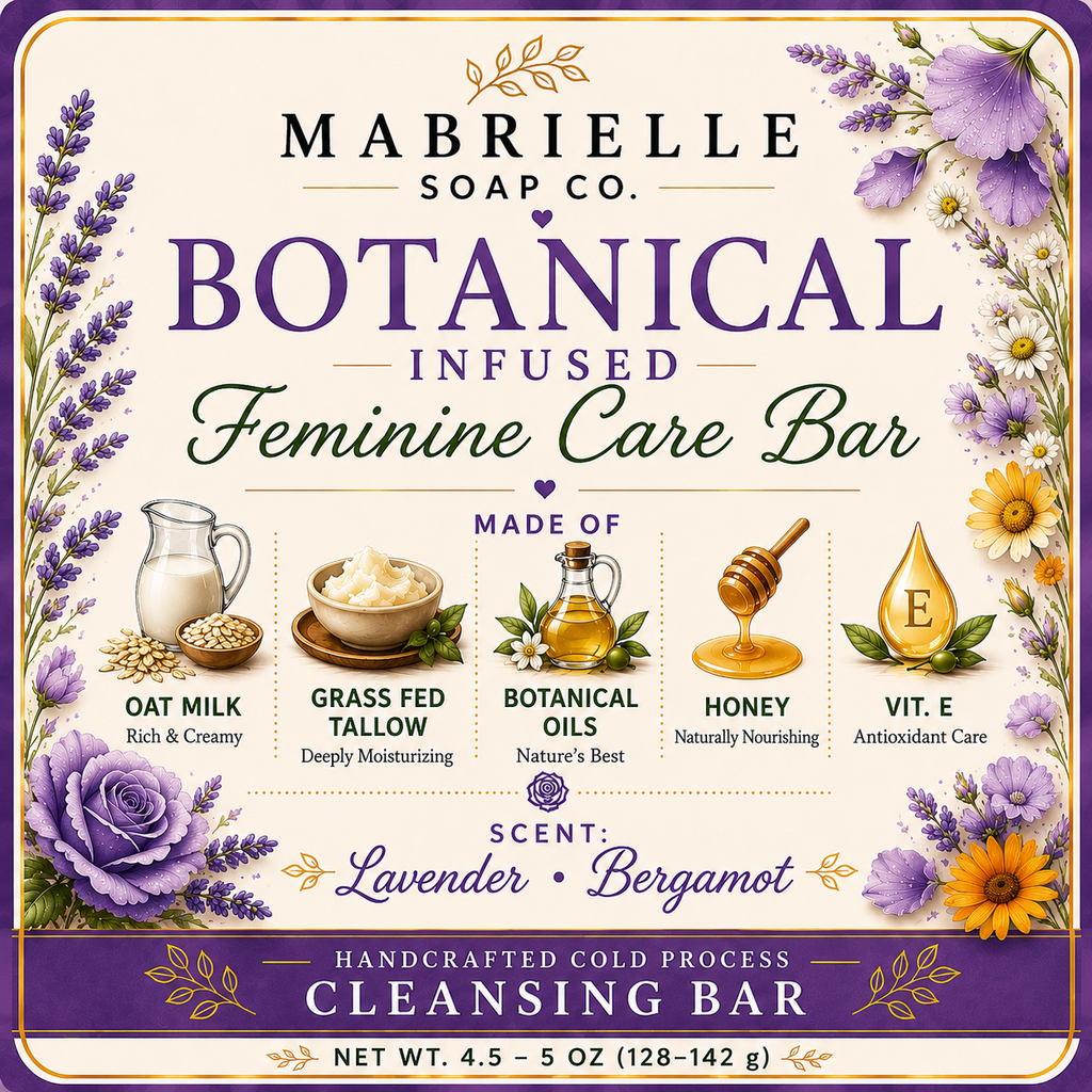 Botanical Infused | Feminine Care Handcrafted Bar