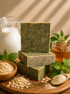 Emerald Oat | Nettle • Oatmeal • Goat Milk Artisan Soap