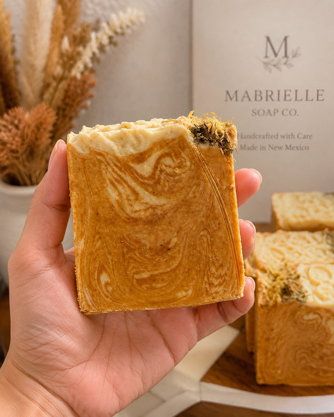 Golden Meadow | Turmeric, Honey & Goat Milk Soap