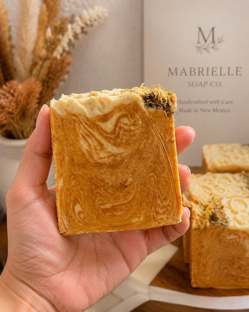 Golden Meadow | Goat Milk, Turmeric & Honey Artisan Soap