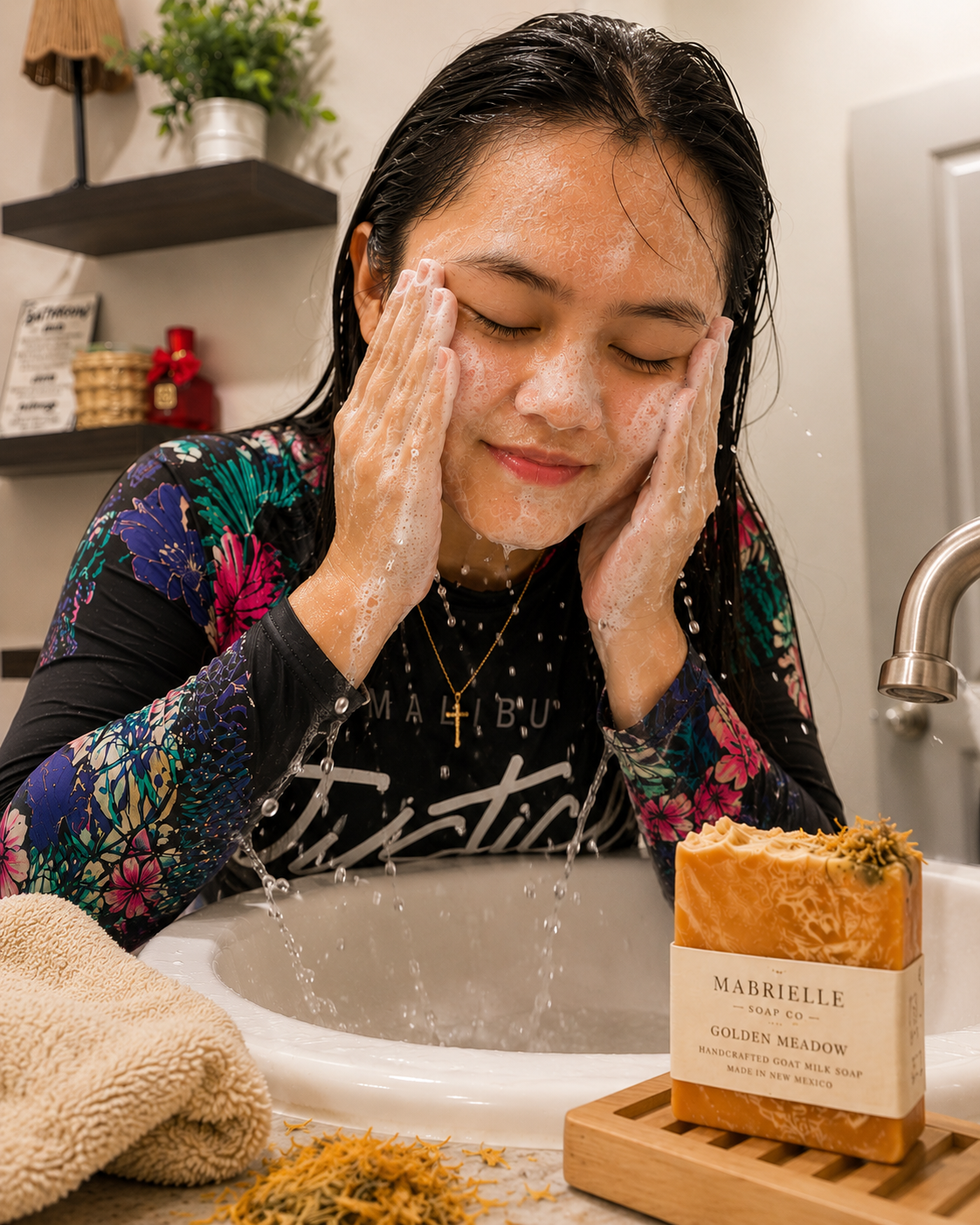 Golden Meadow | Turmeric, Honey & Goat Milk Soap