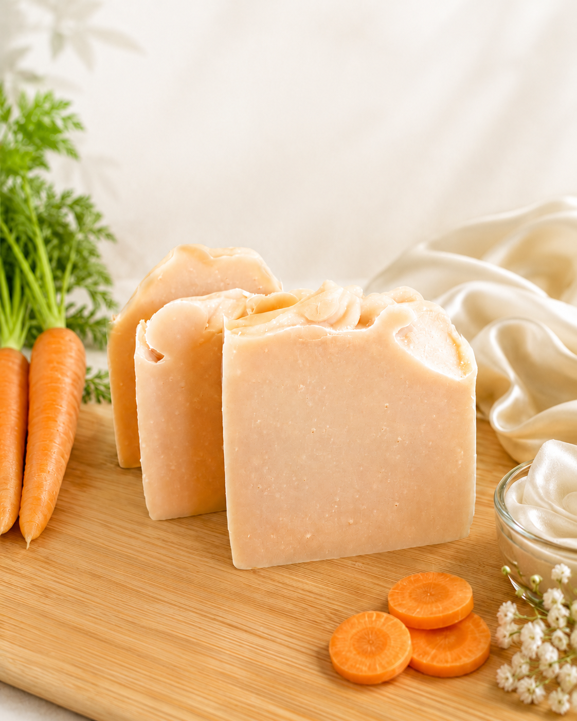 Carrot Silk | Handcrafted Artisan Soap
