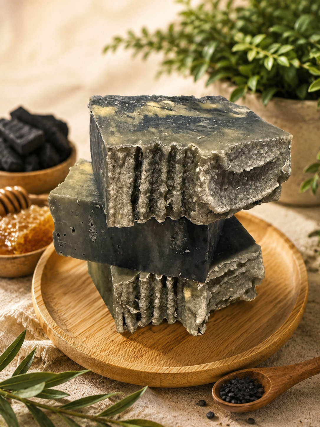 Midnight Timber Milk Bar Soap | Activated Charcoal & Goat Milk