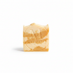 Mabrielle Soap Co. Papaya and Goat Milk Soap Bar on white background